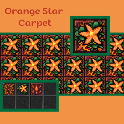Orange Star Carpet