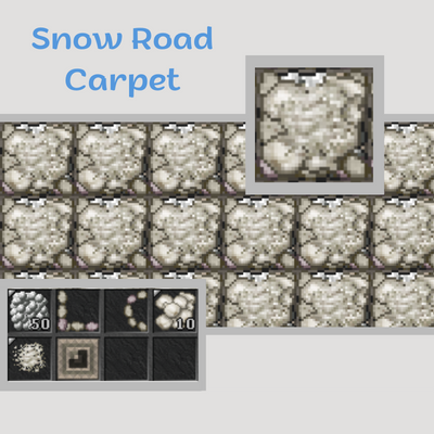 Frozen Flowers Carpet – Tibia Fanart