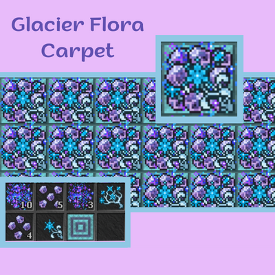 Glacier Flora Carpet