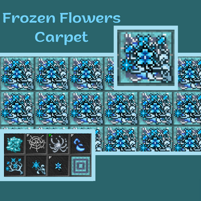 Frozen Flowers Carpet