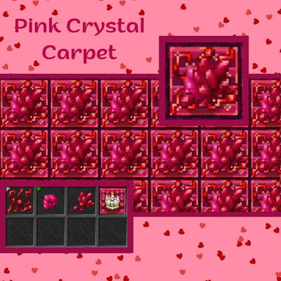 Pink Crystal Carpet