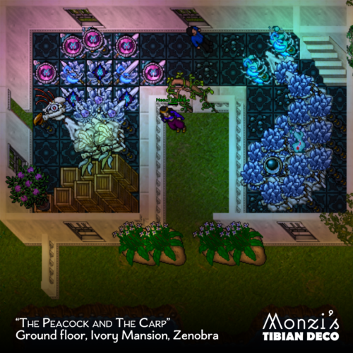 The Peacock and The Carp Ivory Mansion Zenobra