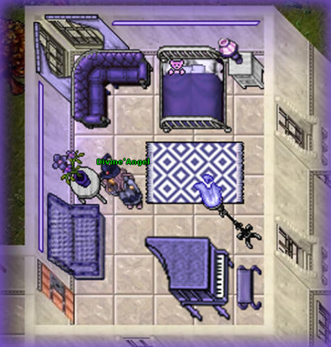 divine purple bedroom