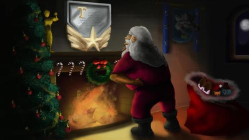 Christmas fanart by Dinyus Poulain